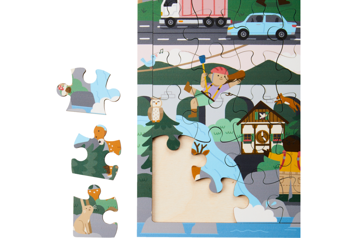Rolf Puzzels - Puzzel landen Duitsland, 81 stukjes