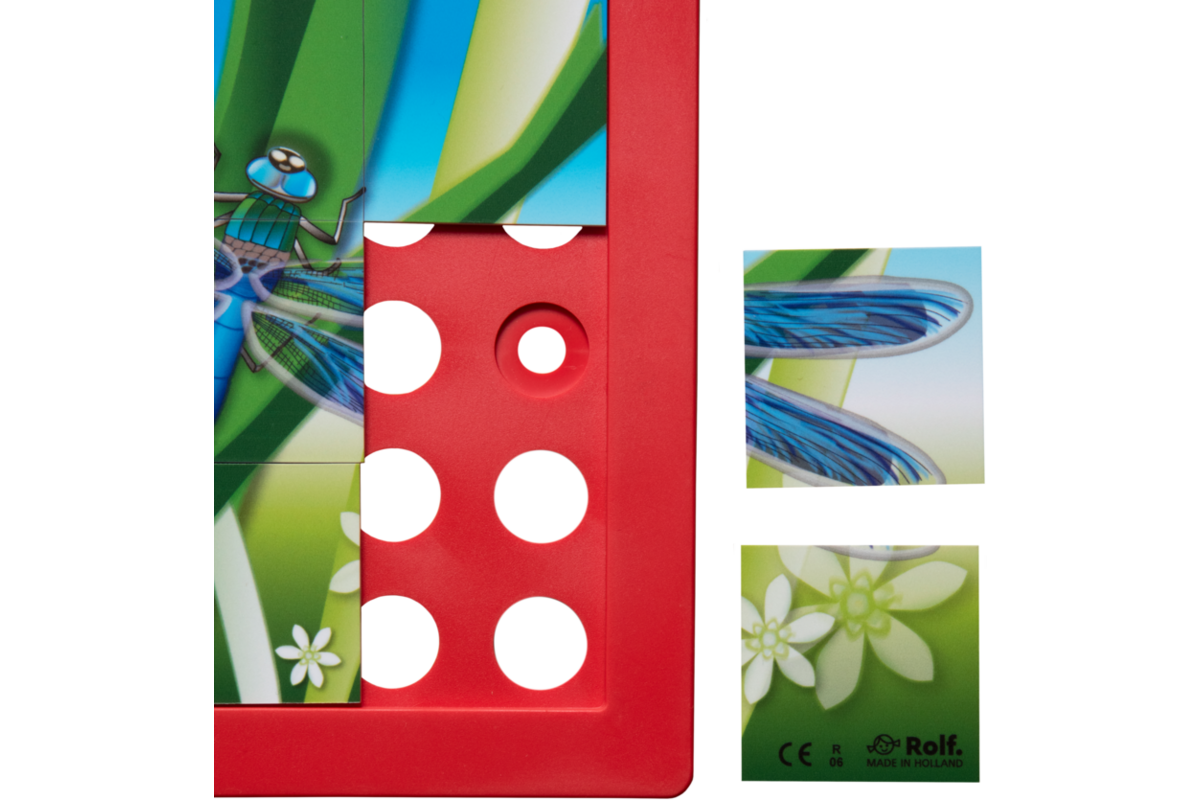 Rolf Puzzels - Puzzelserie insecten, kunststof