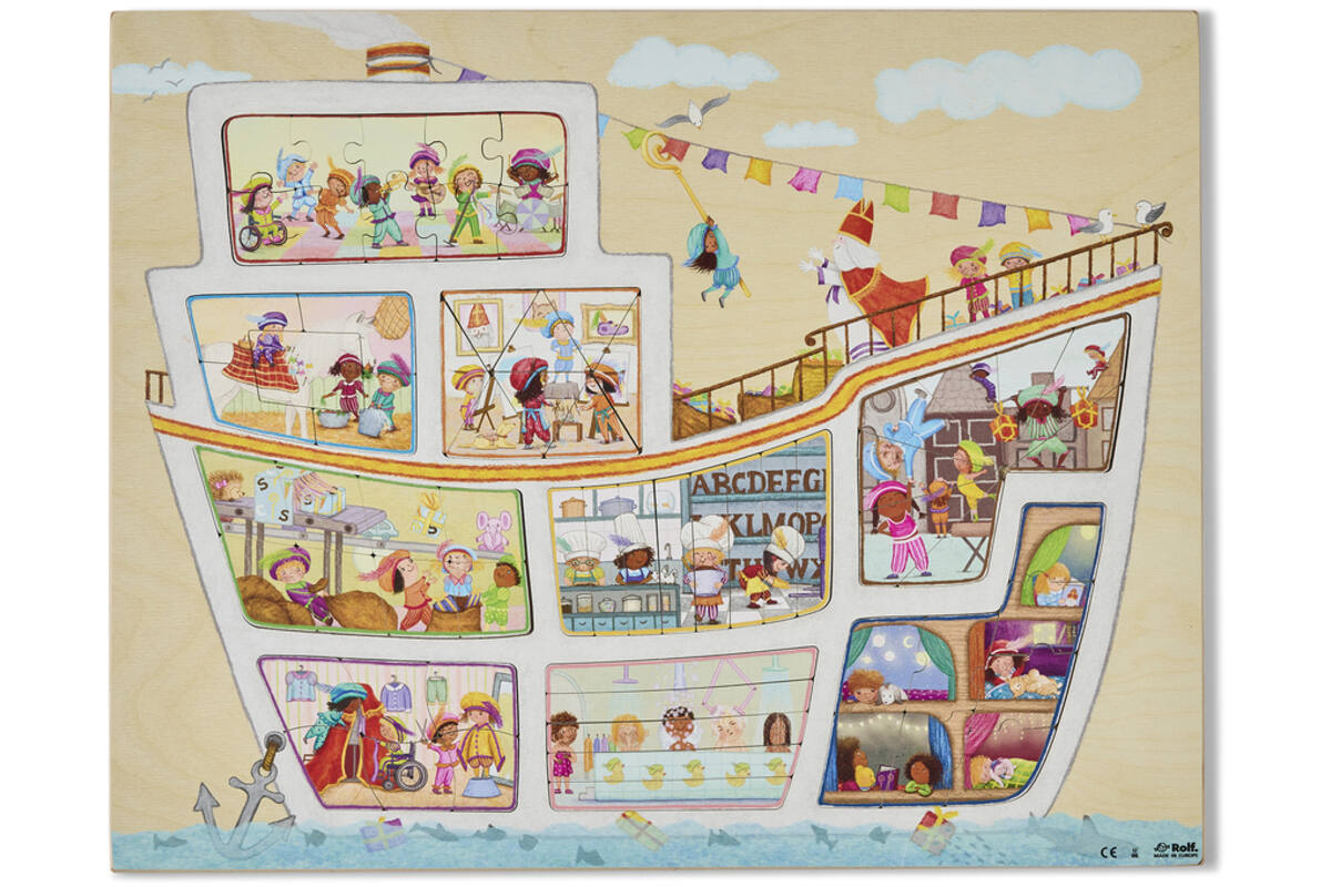 Rolf Puzzels - De boot van Sinterklaas, inclusief boek