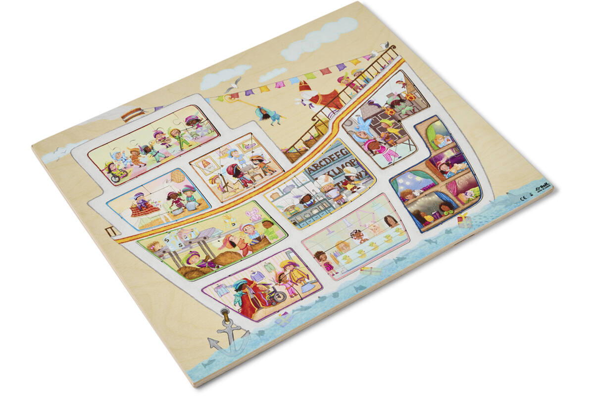 Rolf Puzzels - De boot van Sinterklaas, inclusief boek