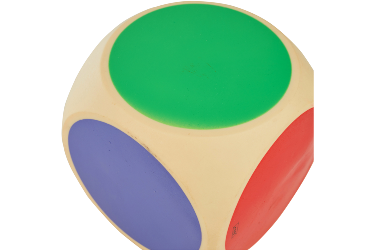 Rolf More - Dobbelsteen kunststof kleur 10 cm