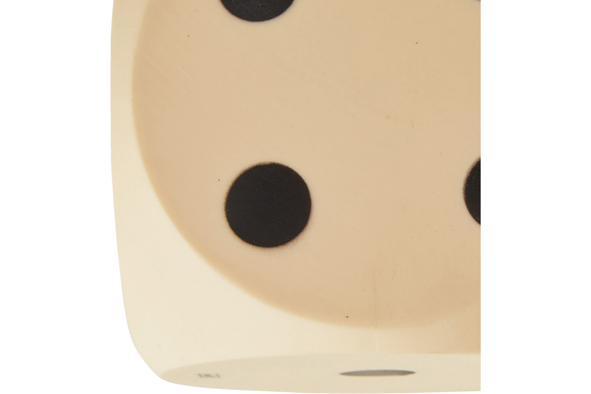 Rolf More - Dobbelsteen kunststof met stippen 10 cm