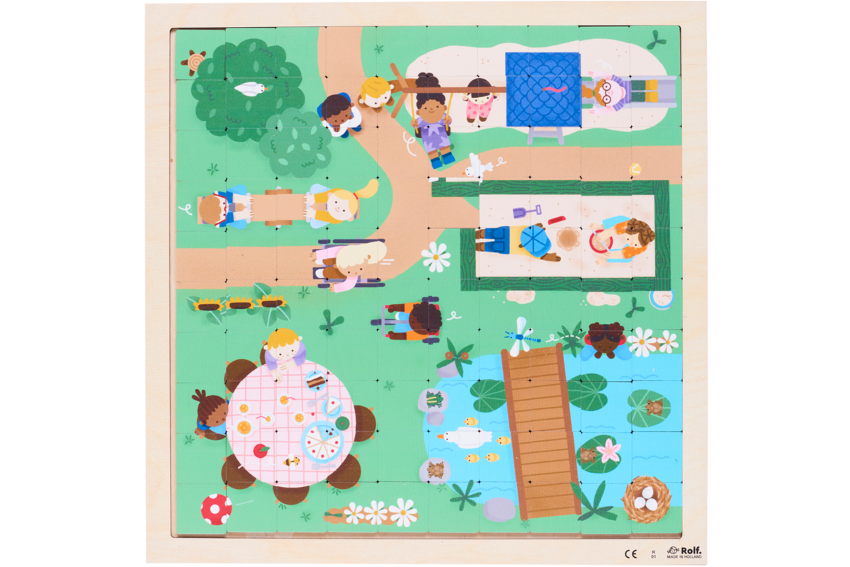 Rolf Puzzels - Puzzelserie Spelen met lengte en oppervlakte, 2 stuks