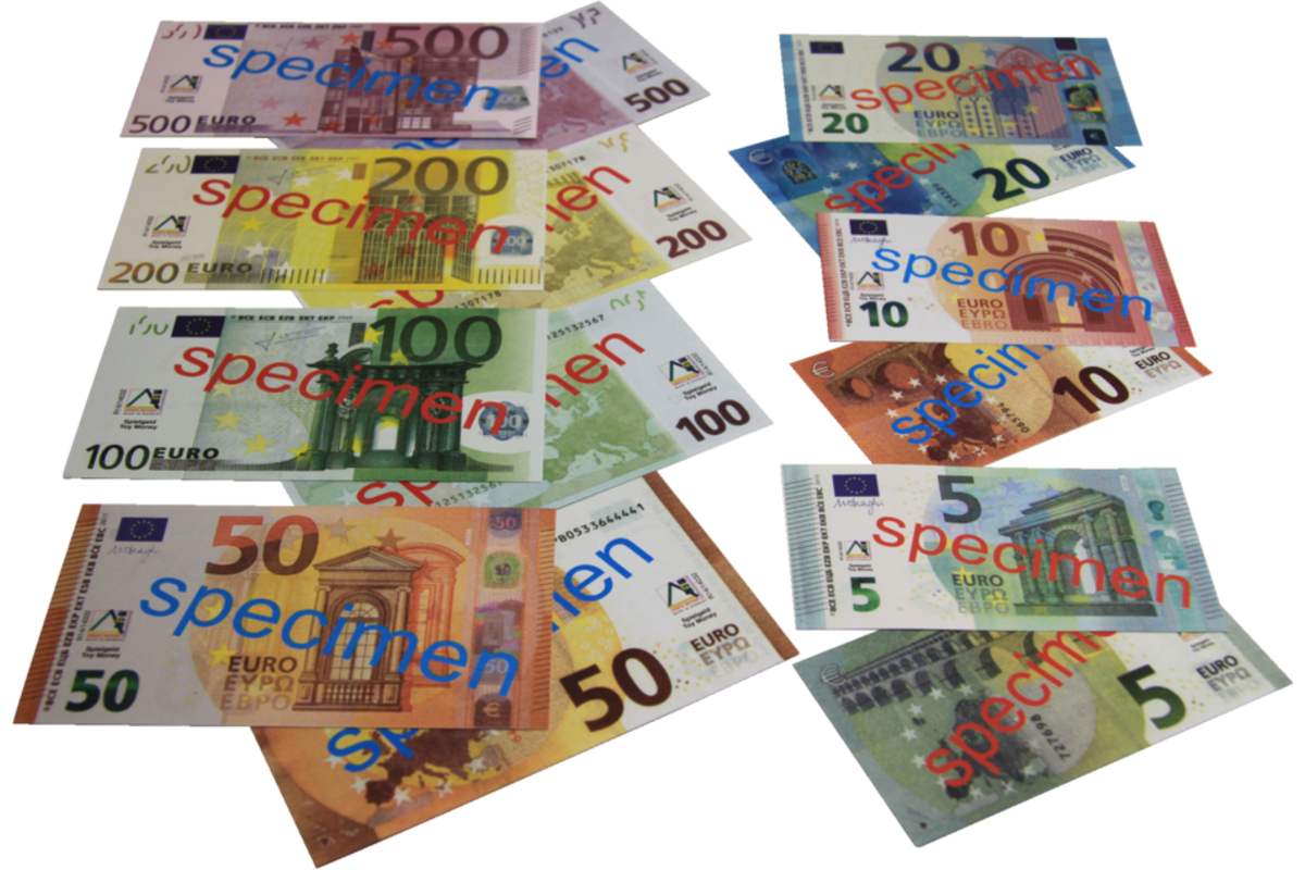 Rolf More - Bankbiljet euro assortiment van 40 stuks