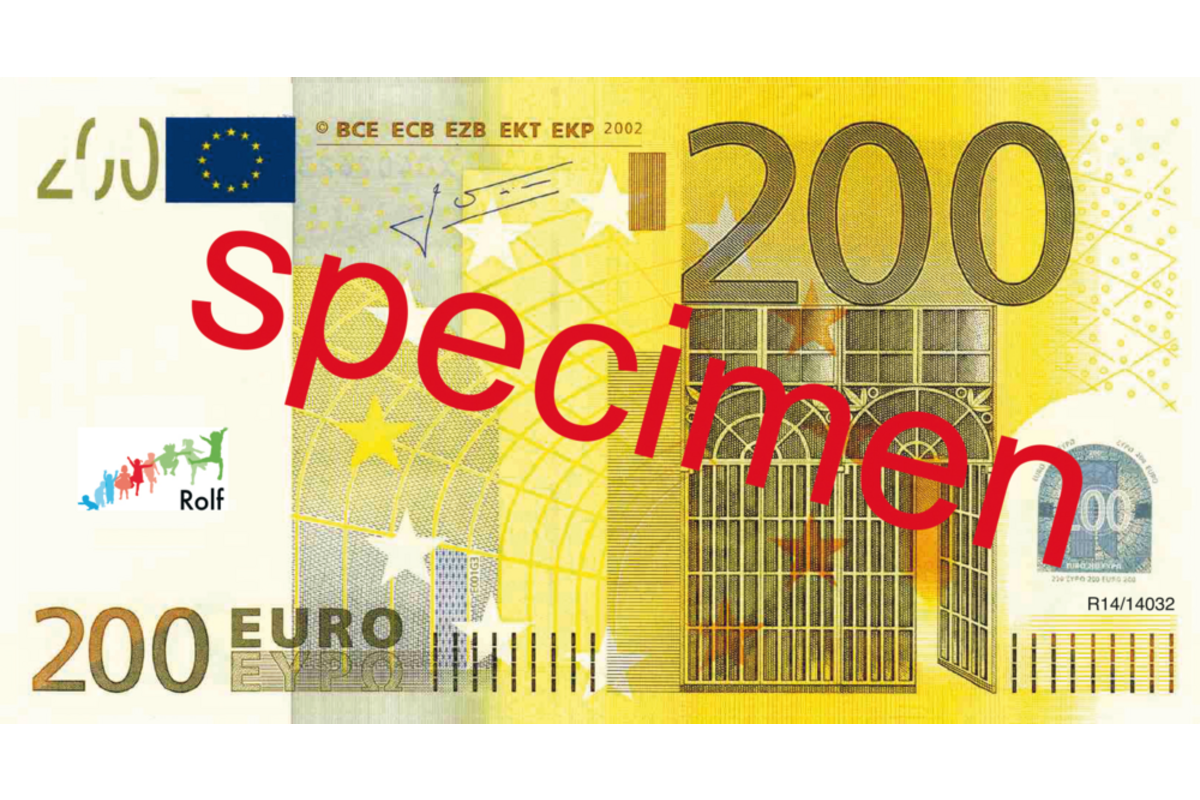 Rolf More - Bankbiljet 200 euro, 100 stuks