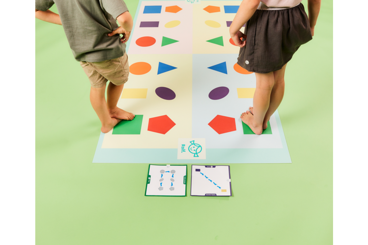 Rolf More - Mat Routes lopen, 100 x 200cm, vinyl