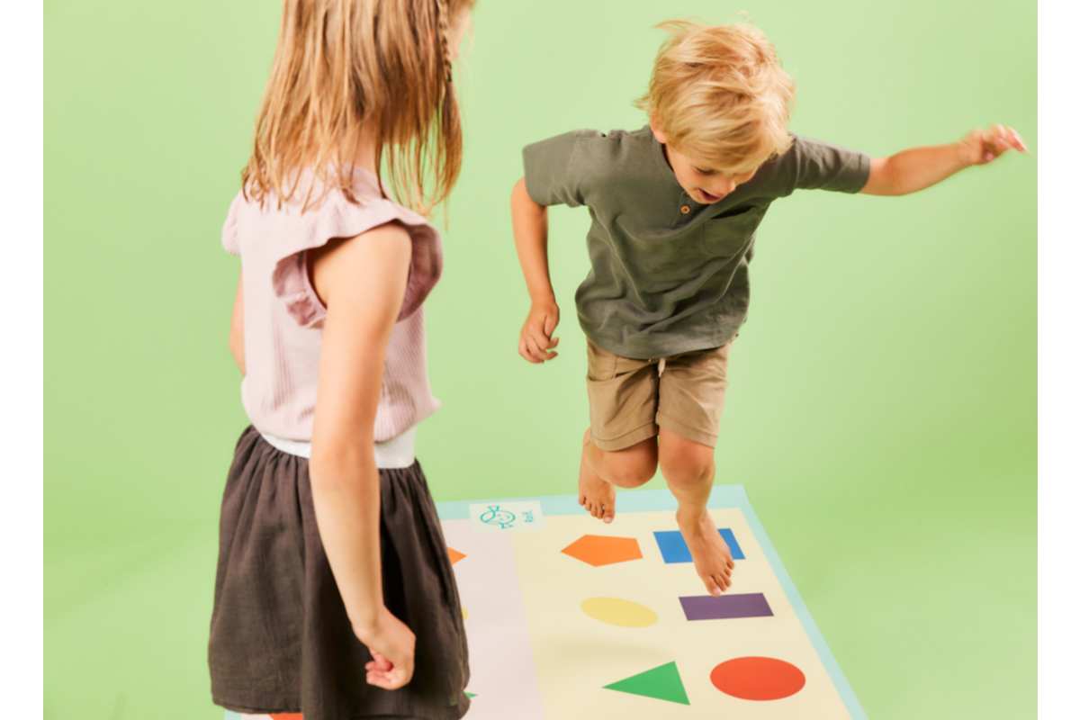 Rolf More - Mat Routes lopen, 100 x 200cm, vinyl