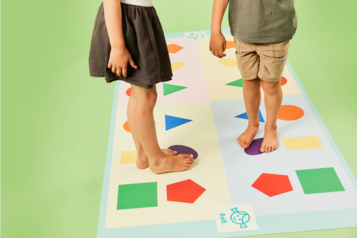 Rolf More - Mat Routes lopen, 100 x 200cm, vinyl
