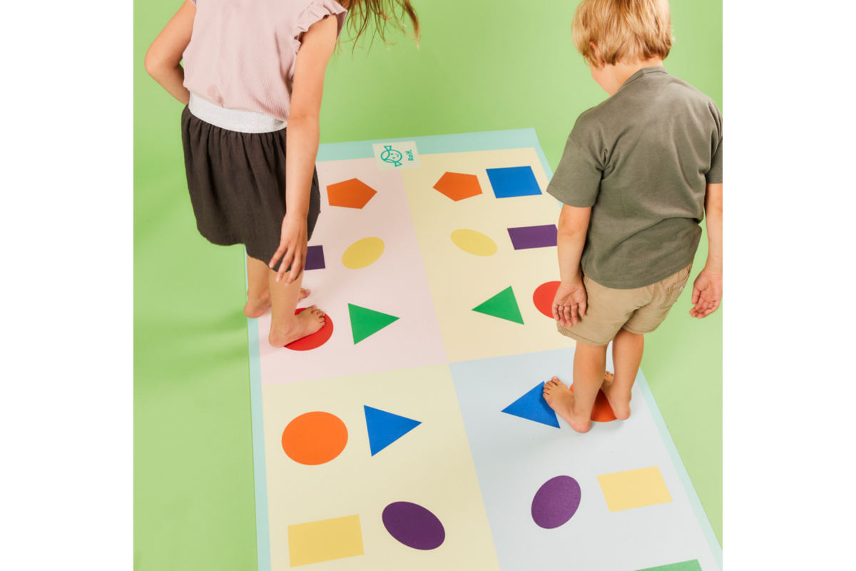 Rolf More - Mat Routes lopen, 100 x 200cm, vinyl