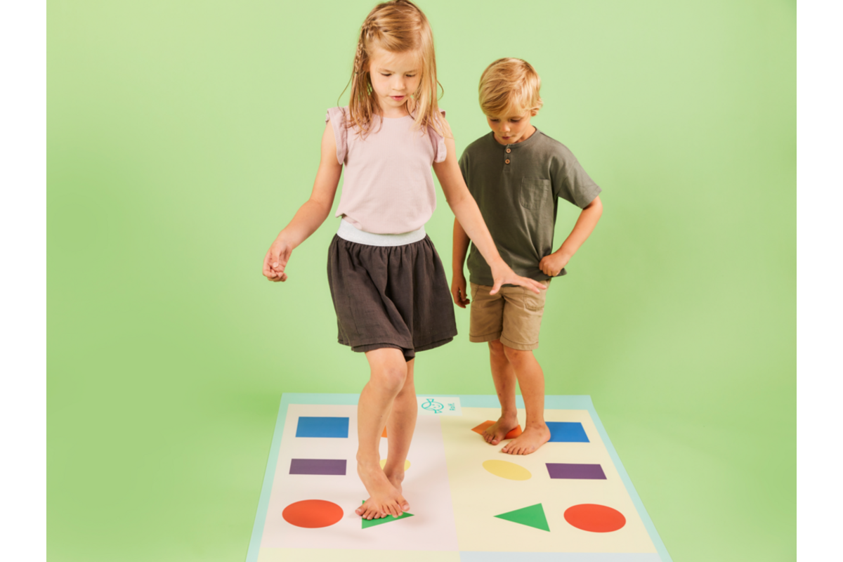 Rolf More - Mat Routes lopen, 100 x 200cm, vinyl