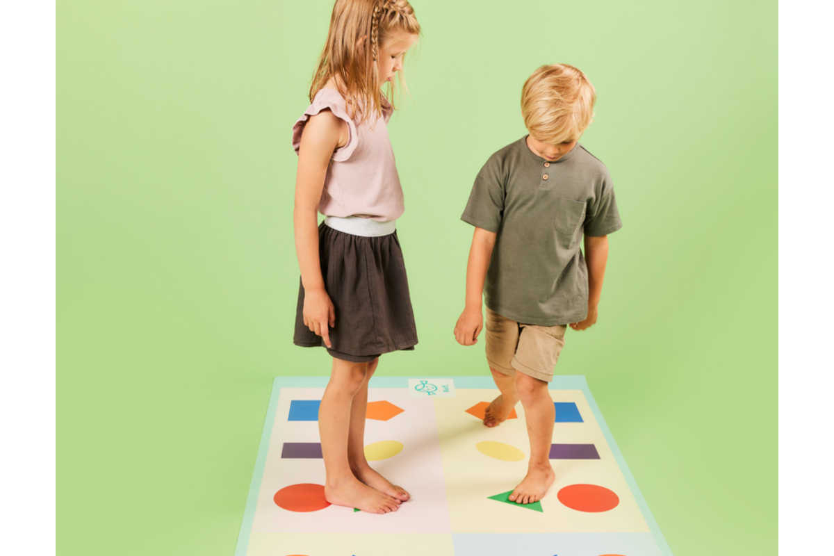 Rolf More - Mat Routes lopen, 100 x 200cm, vinyl