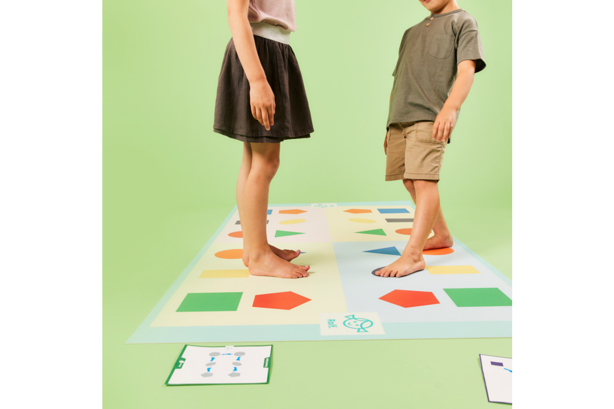 Rolf More - Mat Routes lopen, 100 x 200cm, vinyl