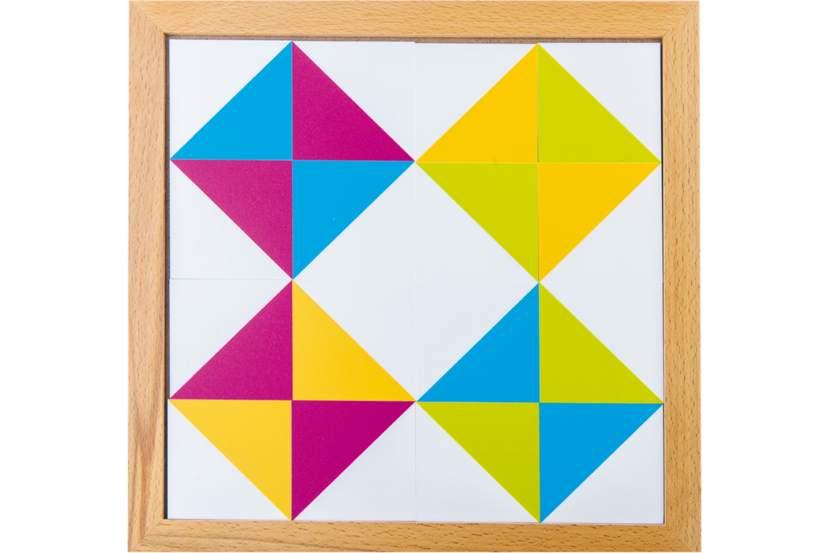 Rolf More - Geometrische vormenlotto driehoek