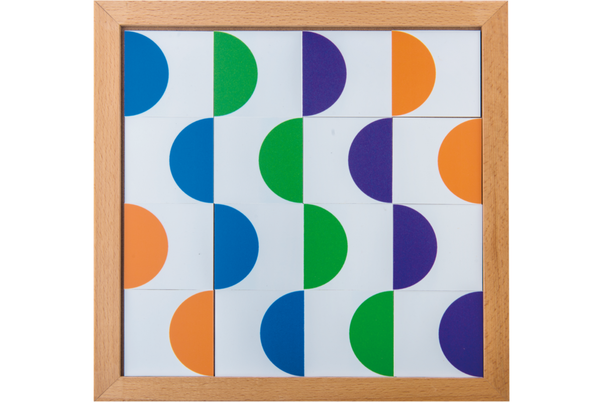 Rolf More - Geometrische vormenlotto halve cirkel
