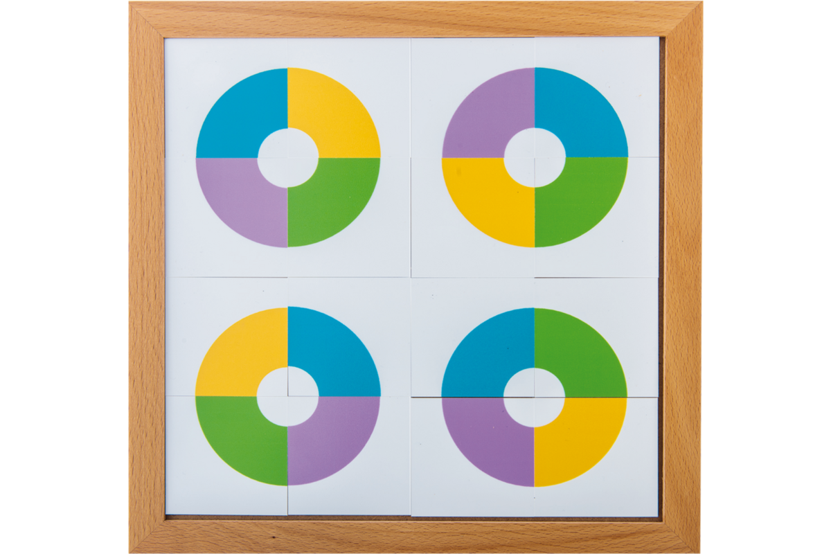 Rolf More - Geometrische vormenlotto kwart hoog