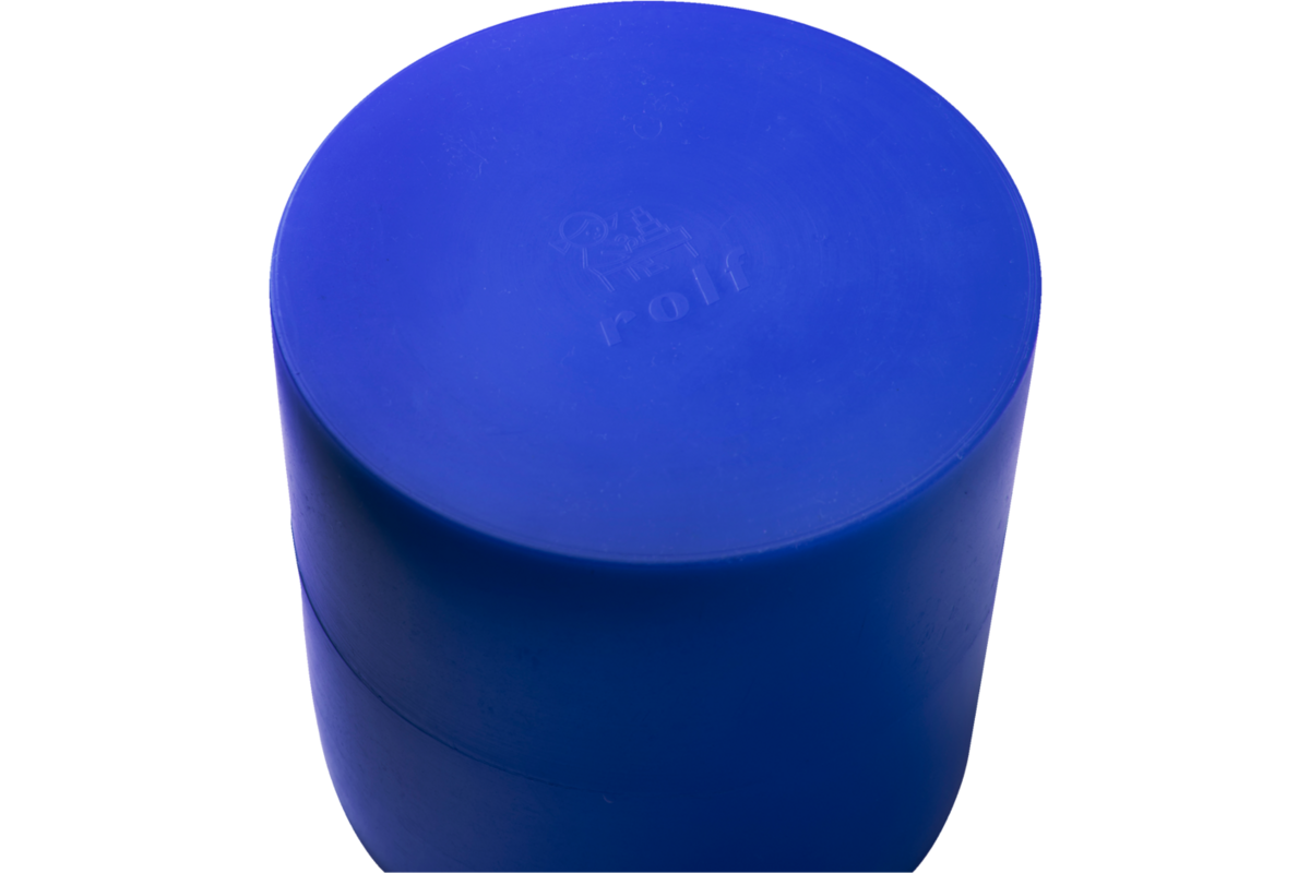 Rolf More - Paalkop blauw