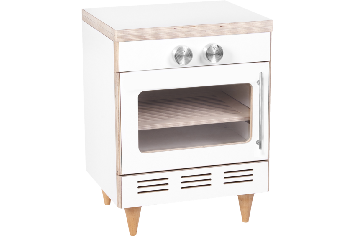 Rolf More - Oven wit met blank gelakte accenten