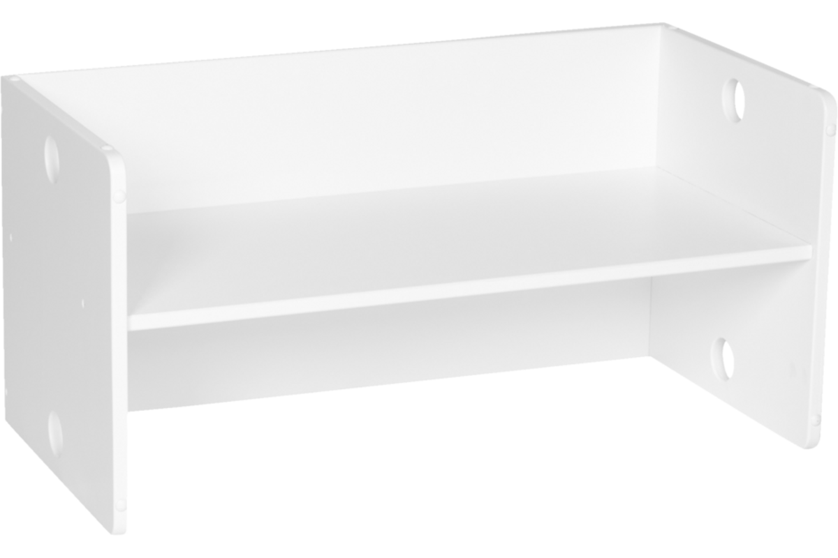 Rolf More - Bank Kuben kleuteruitvoering Wit gespoten 72x36x36cm ongemonteerd