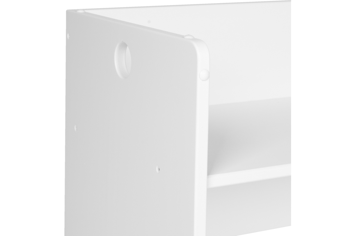 Rolf More - Bank Kuben kleuteruitvoering Wit gespoten 72x36x36cm ongemonteerd