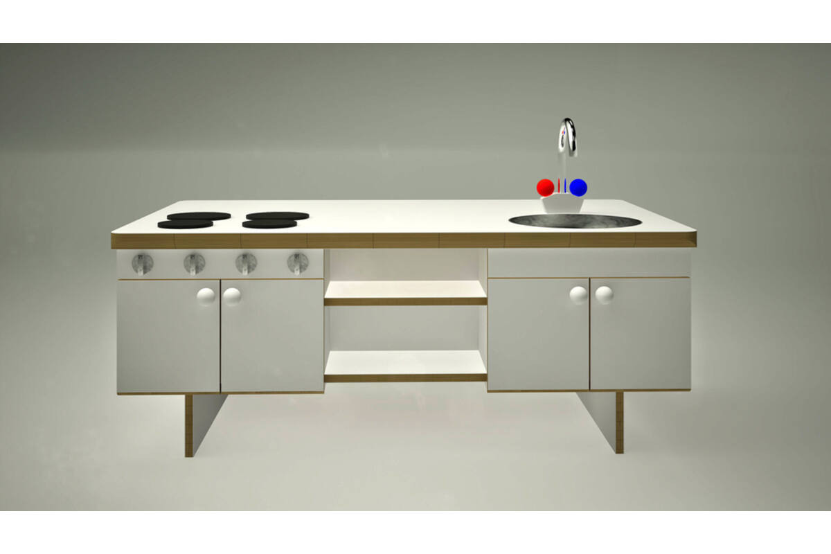 Kookeiland hoogte B2