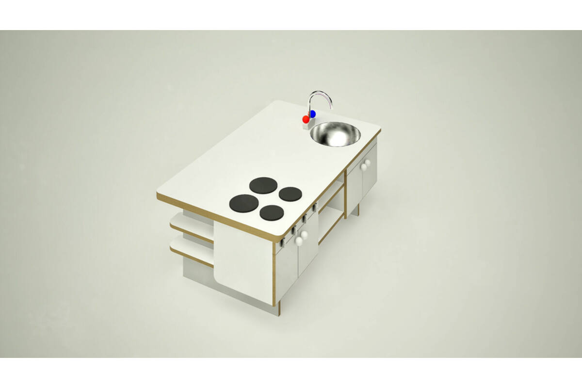Kookeiland hoogte C3