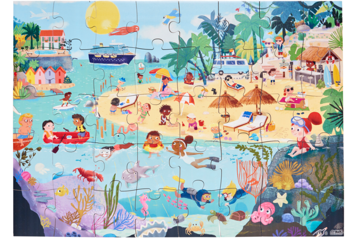 Rolf Puzzels - Vloerpuzzel zomer, 40 stukken