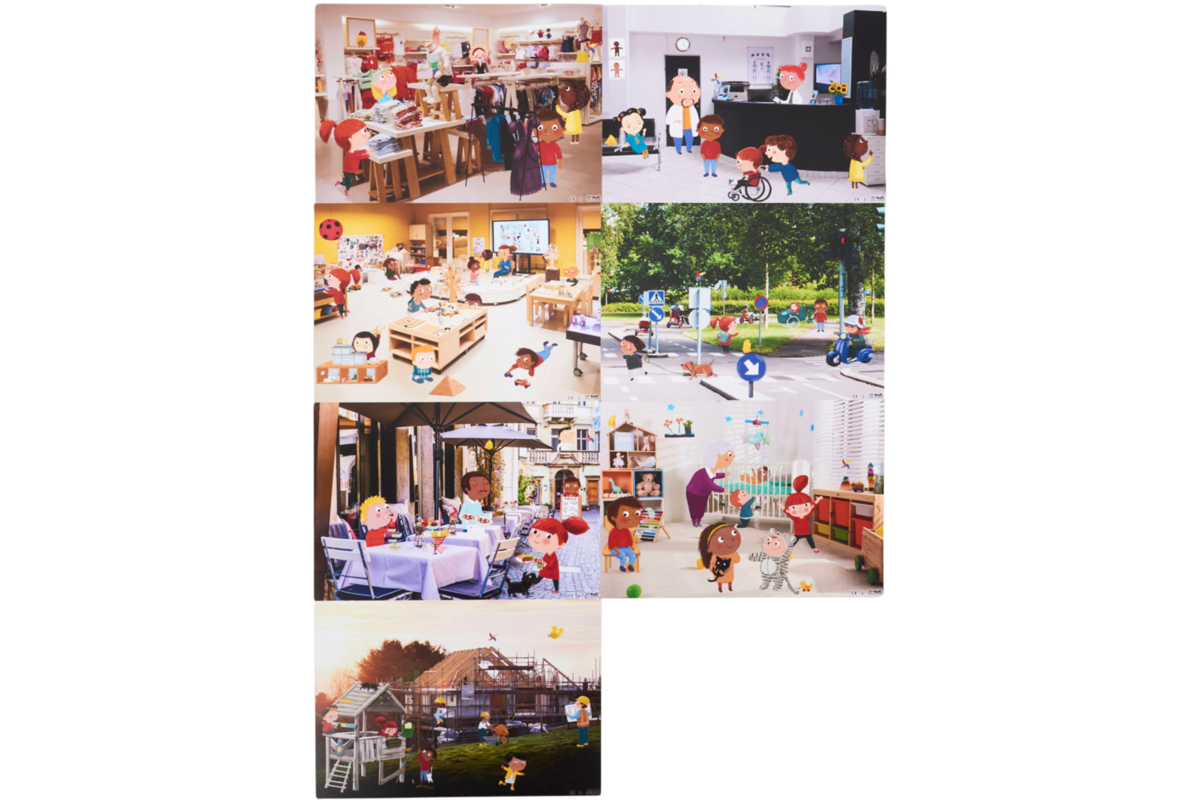 Piramide - Fotoposters, set van 7