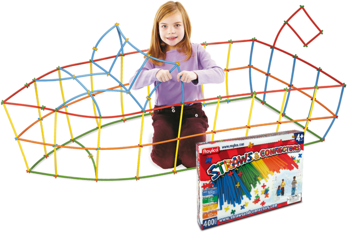 Rietjes en connectoren basisset, 400 delig