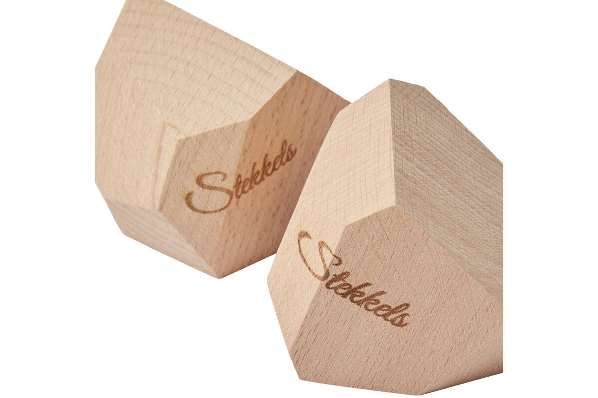 Stekkels Rocs, set van 12 stuks (6 klein & 6 groot)