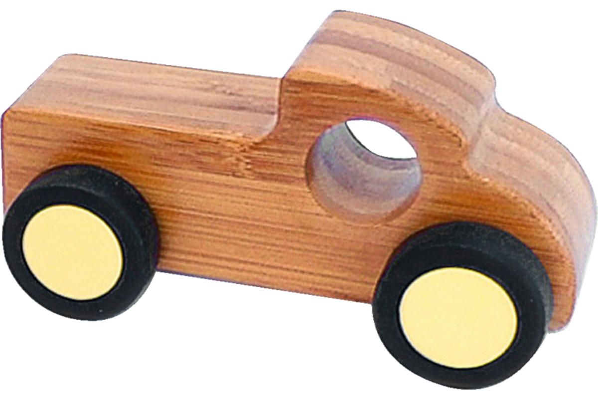 Auto's van bamboo, set van 4