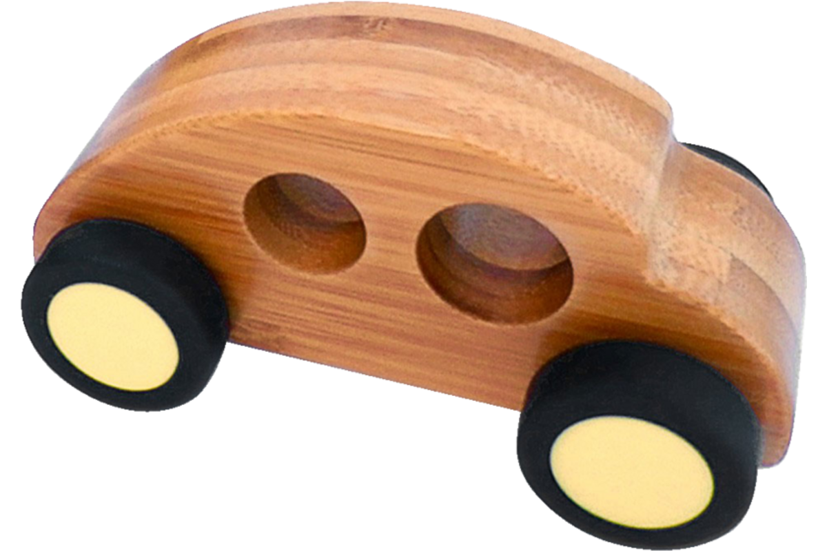 Auto's van bamboo, set van 4