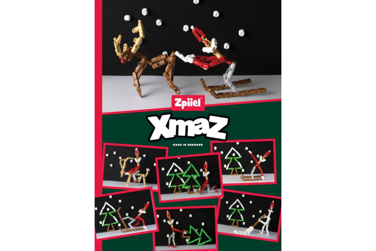 Zpiiel Build & Learn XmaZ 1000 elementen mix. Inclusief A3 XmaZ poster