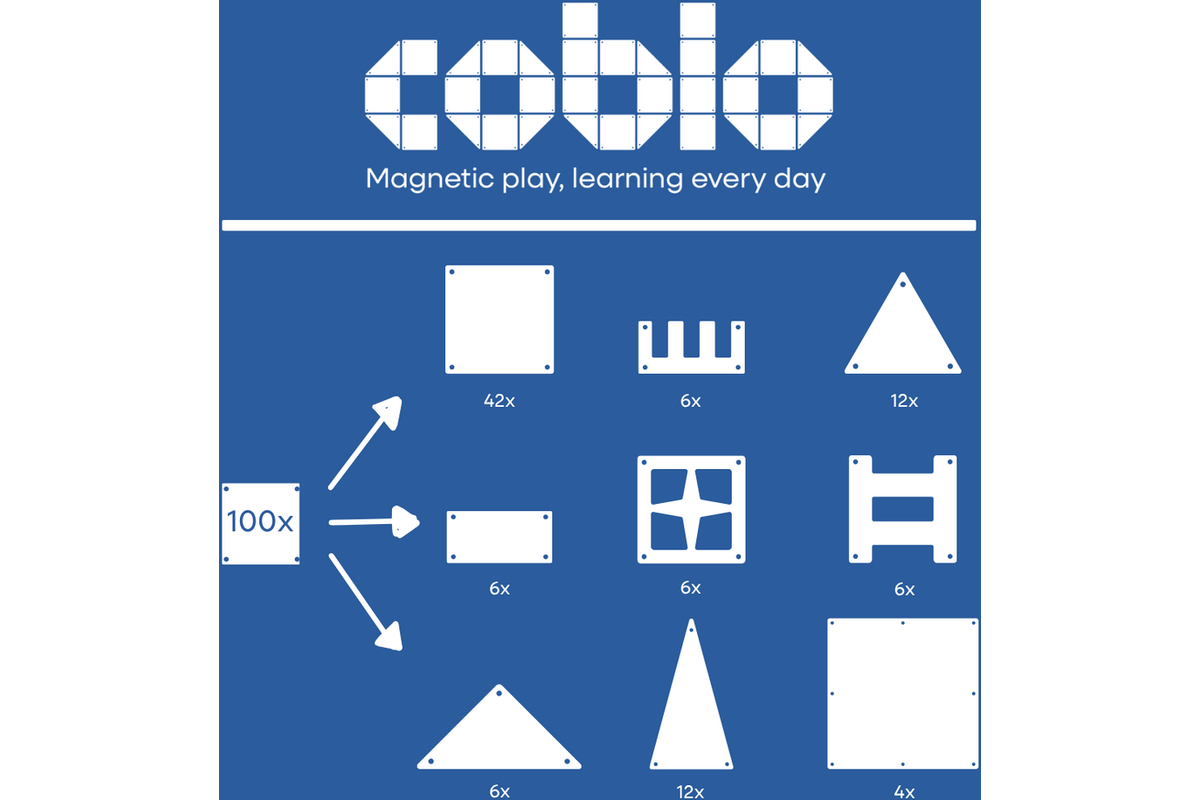 Coblo Pastel - 100 stuks