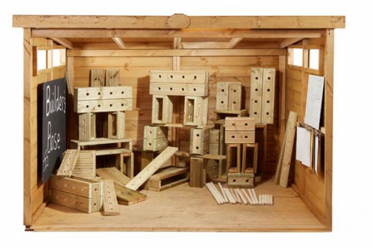Fantasie bouwblokken klasse set groot (50 st)