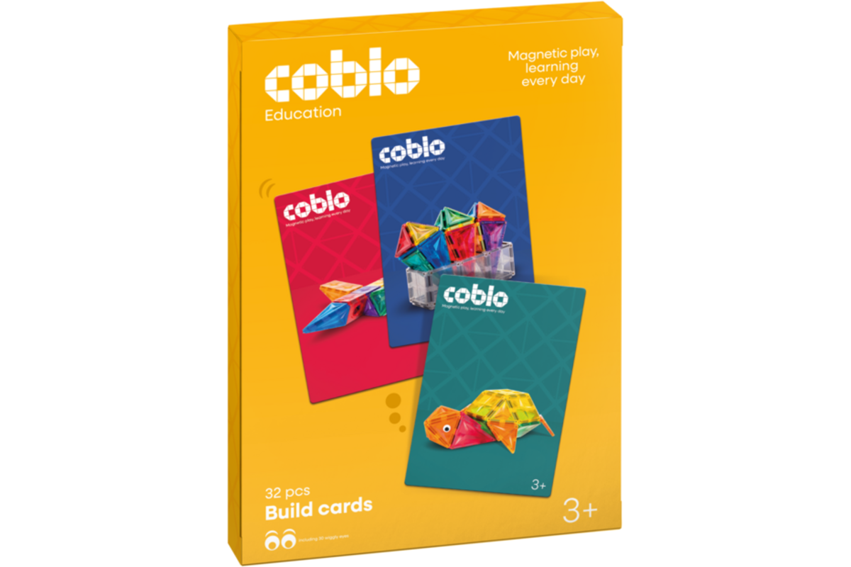 Coblo Bouwkaarten, set van 32 stuks