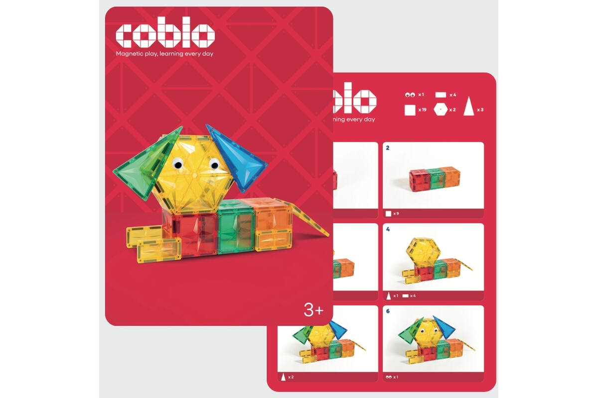 Coblo Bouwkaarten, set van 32 stuks