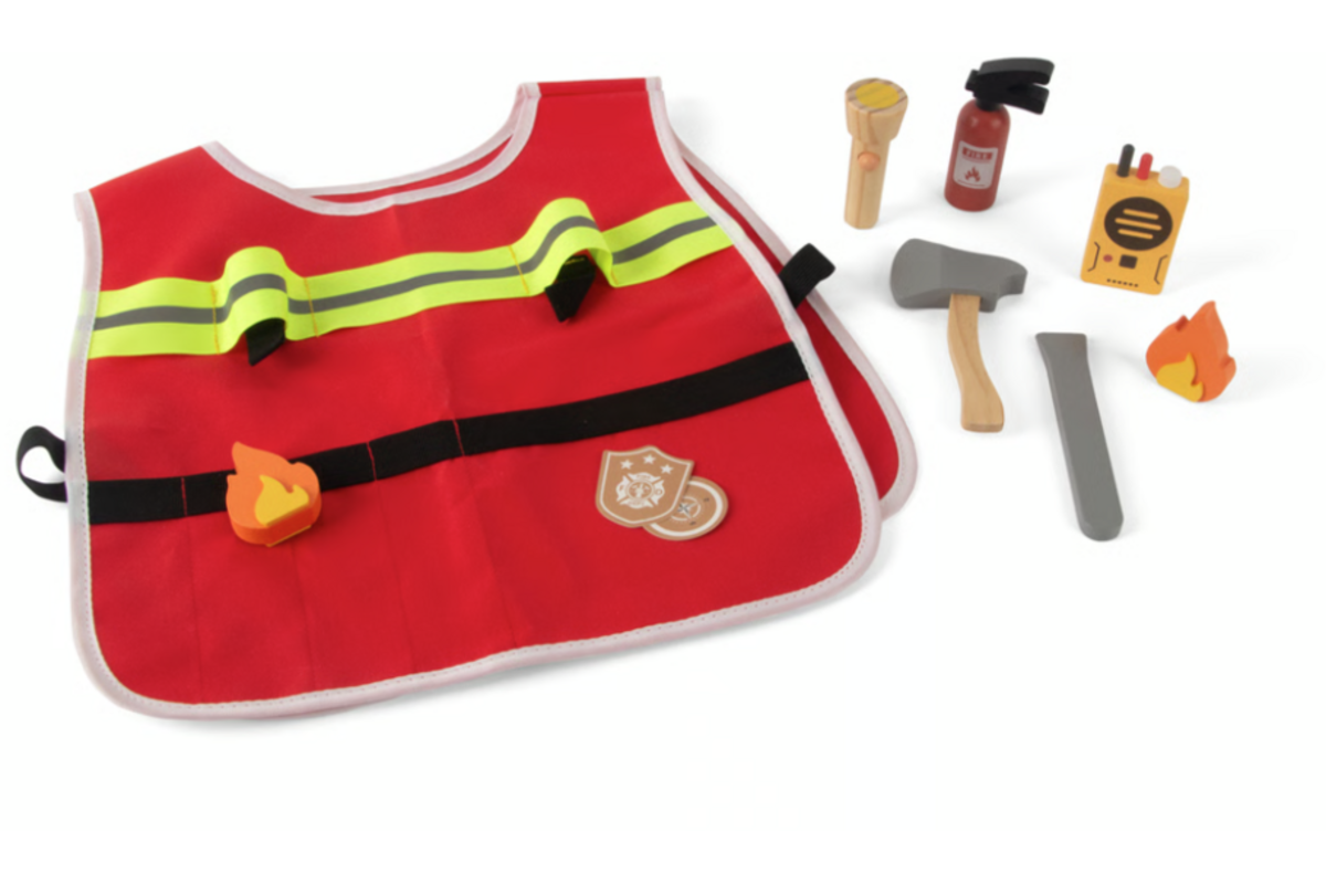 Brandweerspeelset, 10 delig