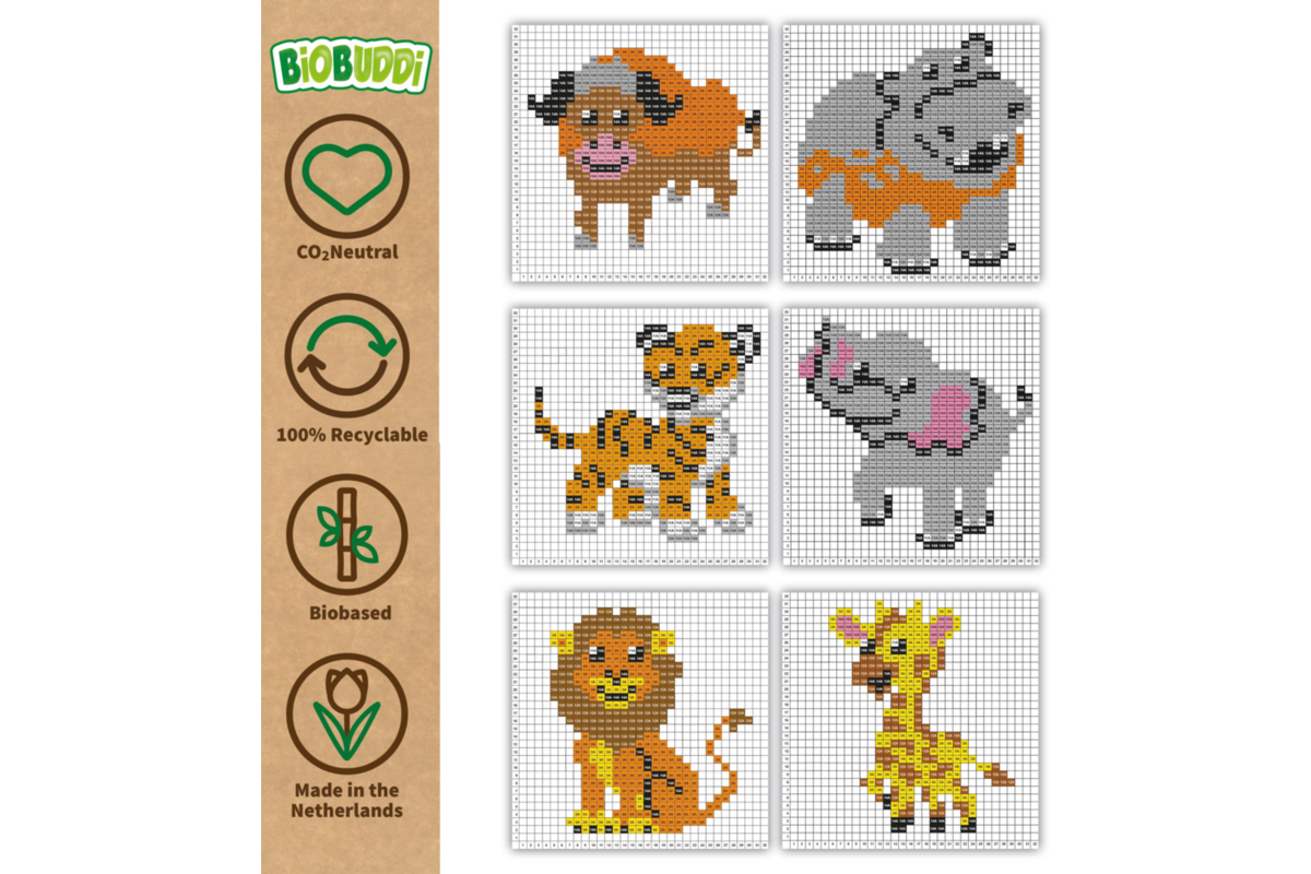 BiOBUDDi Education Pixel Dieren