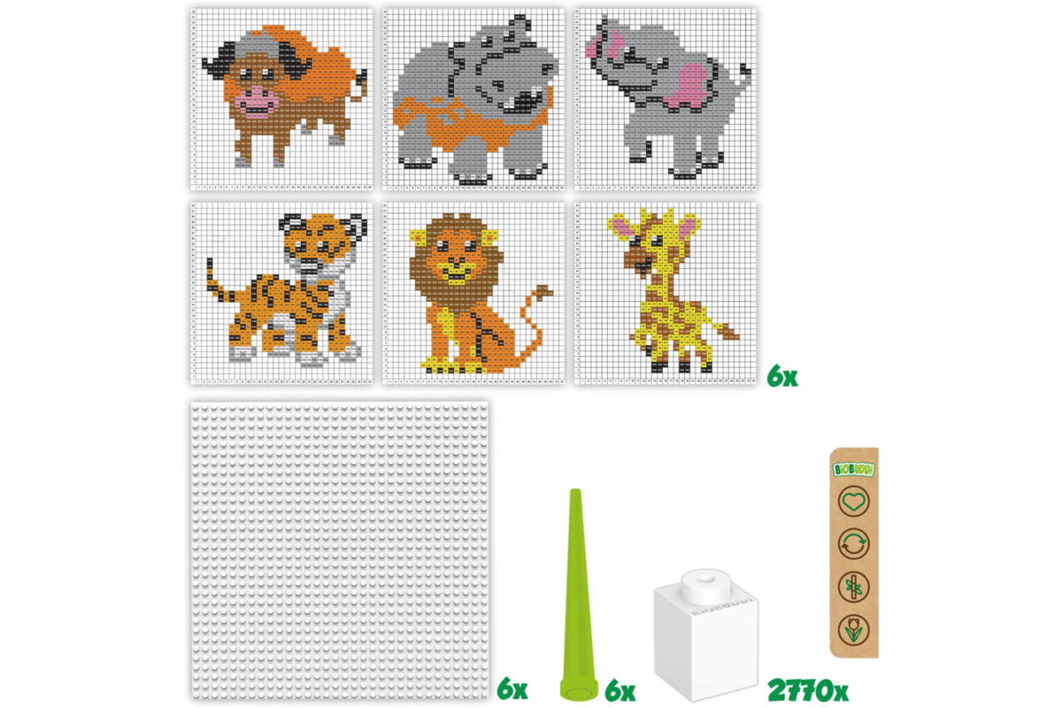 BiOBUDDi Education Pixel Dieren