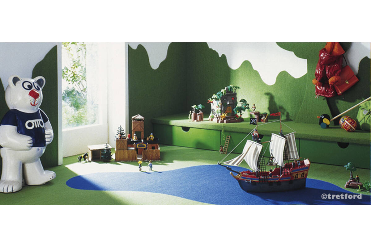Bouwmat Tretford groen formaat 100 x 150 cm