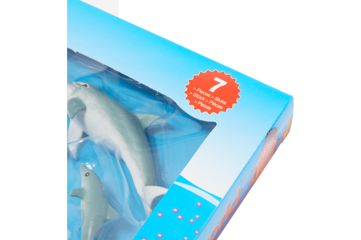Zeedierenset, 7 stuks