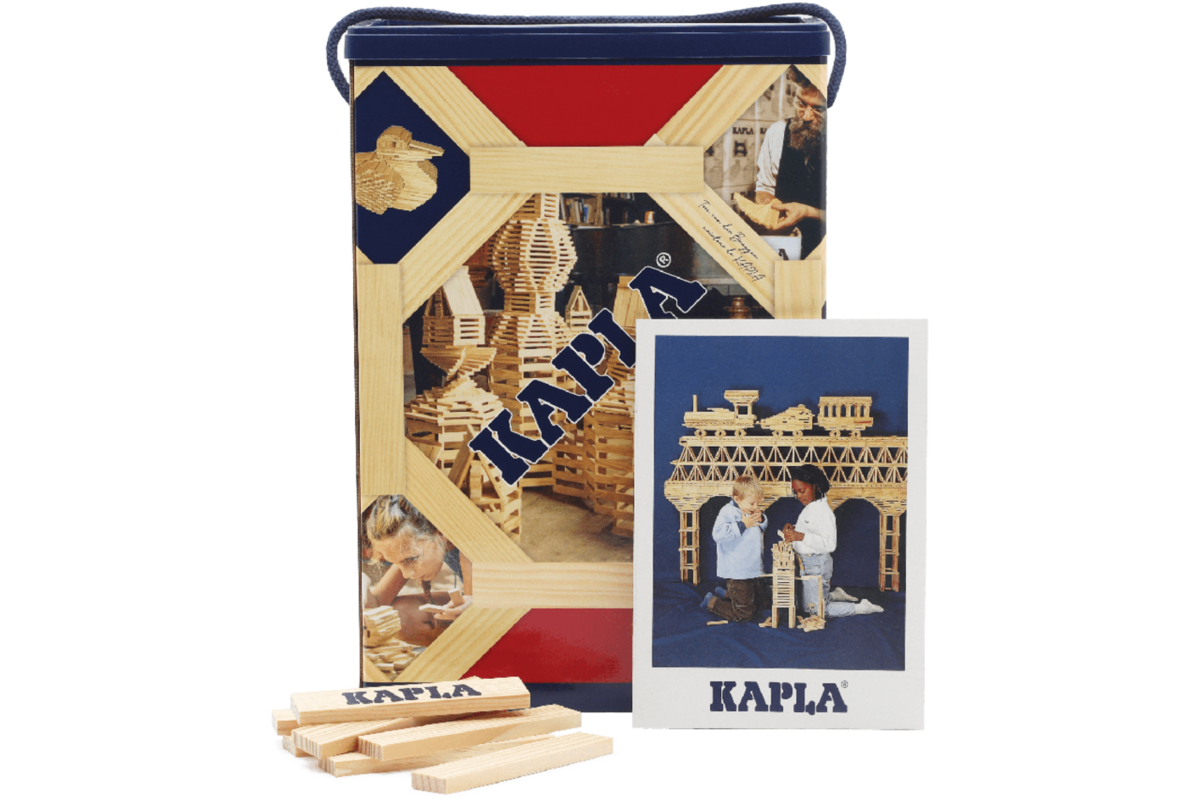 KAPLA® groepsset kartonnen ton met 200 onderdelen
