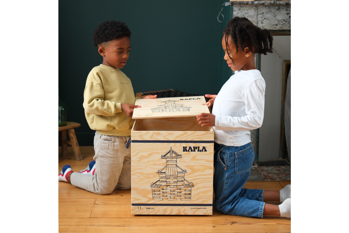 KAPLA® schoolset, 1000 onderdelen in kist