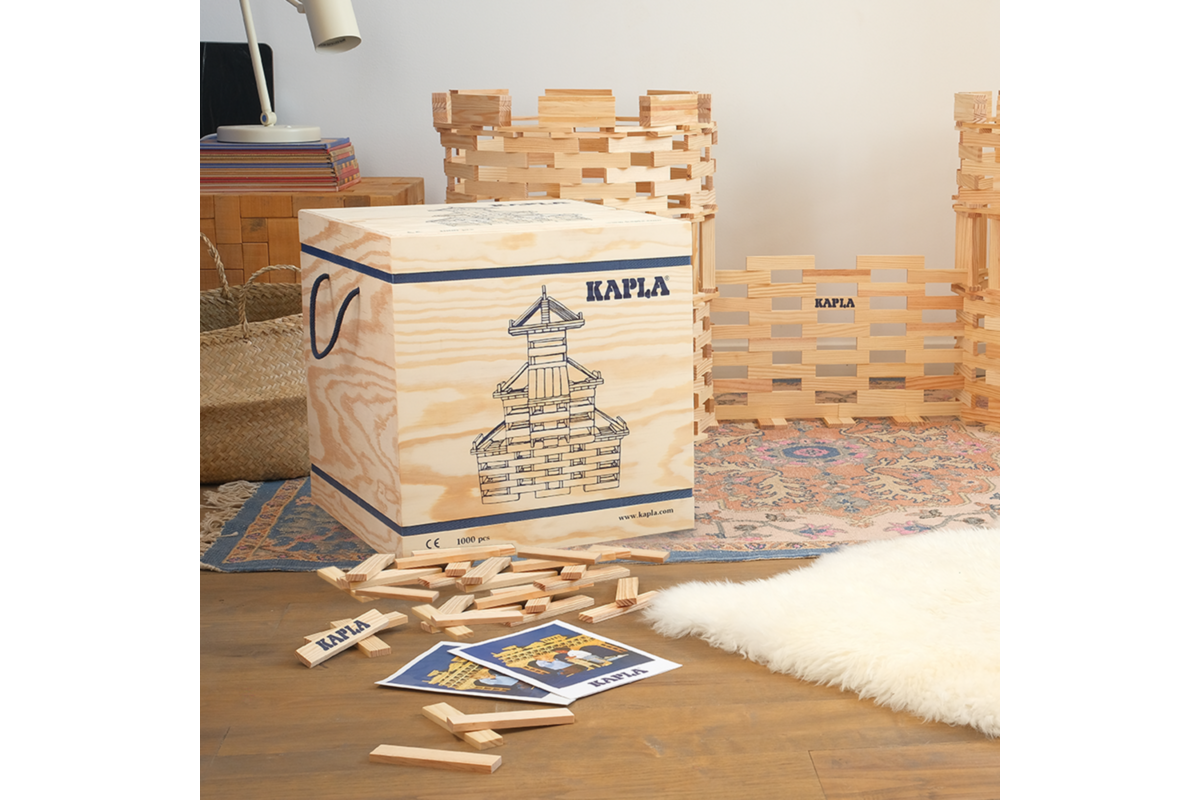 KAPLA® schoolset, 1000 onderdelen in kist
