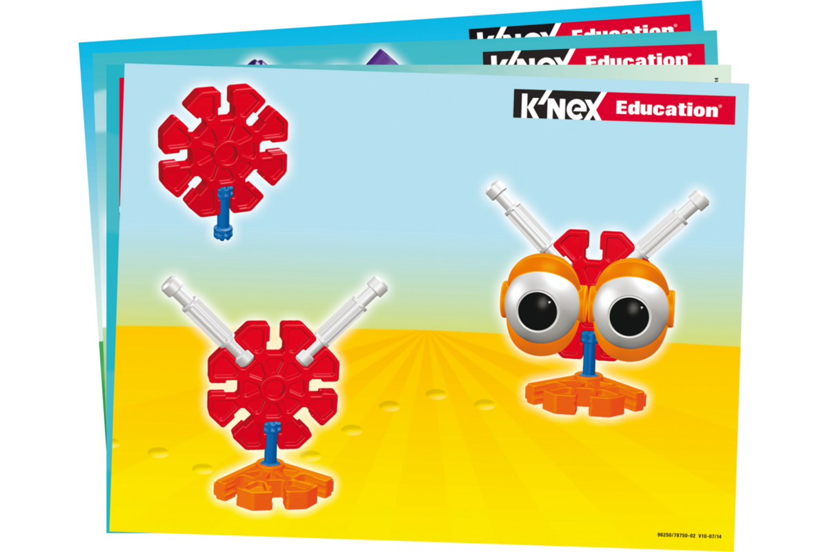Kid K'nex 78750 aanvullingsset met 8 voorbeeldkaarten