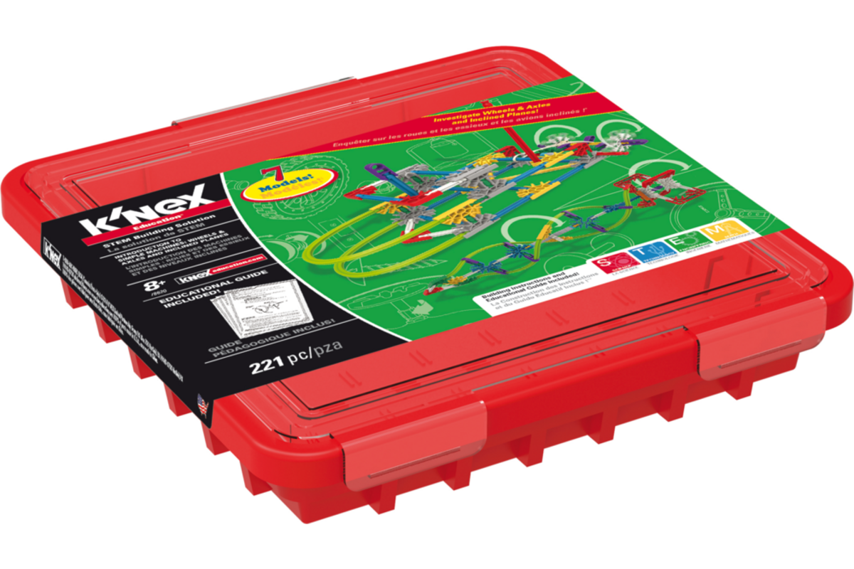 K'nex 78620 techniek wielen,assen en hellende vlakken 221 onderdelen