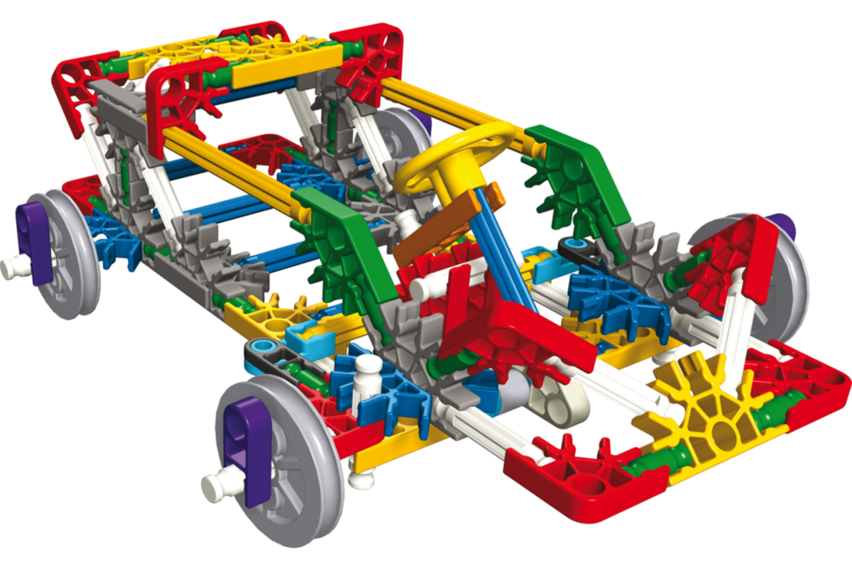 K'nex 78620 techniek wielen,assen en hellende vlakken 221 onderdelen
