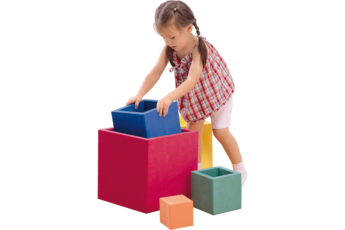 Stapel- en nestblokken, 5 stuks
