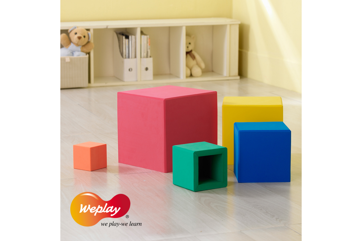 Stapel- en nestblokken, 5 stuks