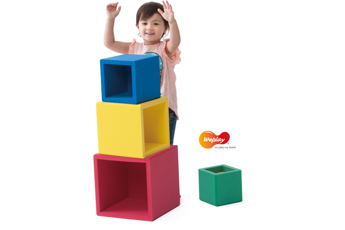 Stapel- en nestblokken, 5 stuks
